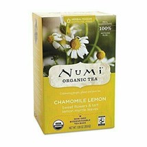 Numi 10150 Organic Teas and Teasans, 1.8oz, Chamomile Lemon, 18/Box - $11.20