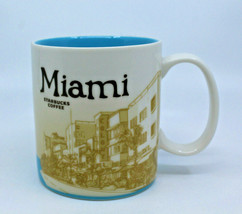 Starbucks Global Icon Series Miami Florida USA Collector Coffee Mug Cup 16oz - £41.89 GBP