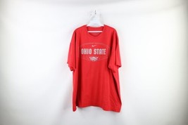 Vtg Nike Mens 2XL Travis Scott Swoosh Ohio State University Basketball T-Shirt - £35.34 GBP