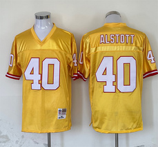 Men's Mike Alstott #40 Stitched Jersey Yellow Red - €38,31 EUR - €38,31 EUR