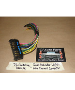 76 Cadillac Deville DASH INDICATOR IDIOT LIGHT WIRE HARNESS PIGTAIL CONN... - £19.35 GBP