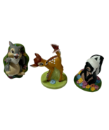 Disney Lot of (3) Bambi Thumper Flower Grolier Porcelain Mini Figurines ... - $901.87 MXN