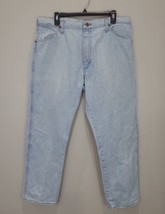 Vintage 90s WRANGLER  Light Wash Denim Jeans 38 x 29 100% Cotton Made In... - $31.30