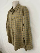 The North Face Mens XL Plaid Button Front Hiking Expedition Button Front... - $25.84