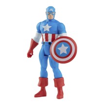 Marvel Hasbro Legends Series 3.75-inch Retro 375 Collection Captain Amer... - £14.15 GBP