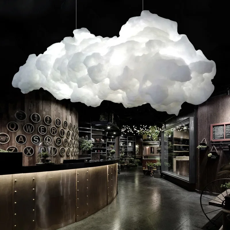 Modern Floating Cloud Led Pendant Light Living Dining Room Chandelier Li... - $27.26+