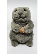 Vintage 12&quot; Lou Rankin Gray Squirrel Best Friends Plush Stuffed Animal Nuts - $37.61
