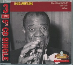 Louis Armstrong - What A Wonderful World / Hello Dolly / Cabaret 1990 Uk Cd - £18.99 GBP