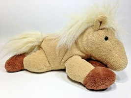 Aurora Pony Horse Prancer Plush Tan Brown White Stuffed Animal Beanie 7&quot; Toy - £17.25 GBP