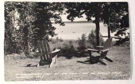 Vtg RPPC Devils Lake Webster Wisconsin E-1647 A Comfortable Spot - £15.87 GBP