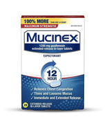 Mucinex 1200mg 12 Hour Maximum Strength Expectorant, 28ct exp 11/26+ - $17.58 CAD