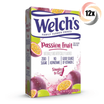 12x Packs Welch&#39;s Singles To Go Passion Fruit Drink Mix 6 Singles Per Pa... - £22.59 GBP