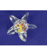Millefiori Art Glass Starfish Paperweight - $58.42 CAD