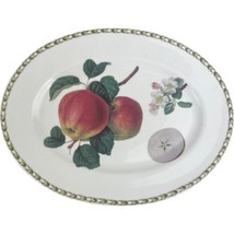 Queens Royal Horticultural Society Hooker&#39;s Fruit Square Oval Platter 12&quot; - £14.94 GBP