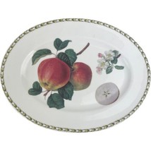 Queens Royal Horticultural Society Hooker&#39;s Fruit Square Oval Platter 12&quot; - $18.70