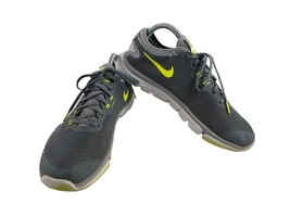 Nike Sneakers 9 M Women Flex Supreme TR 4 Running Shoes Gray Yellow Trai... - $19.62