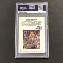 1990 NBA Panini Hoops Player Edition #354 Jerry Sloan Signed Card AUTO GRADE 10 - £101.53 GBP