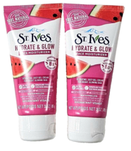 2 Pack St. Ives Hydrate &amp; Glow Face Moisturizer Cream For Glowing Skin 3oz - £20.44 GBP