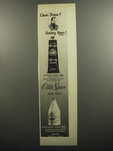 1952 Old Spice Shaving Cream and After Shave Lotion Ad - Clean shave? - £14.54 GBP