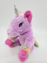 Progressive Plush Aislynn Unicorn Pink Rainbow 290988 Plush 11&quot; Toy B224 - £11.70 GBP