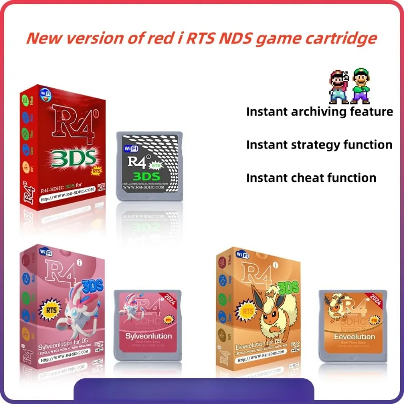 R4 Game Card Red I RTS R4 Burning Card NDS Instant Archive Instant Guide Instant - £18.16 GBP+
