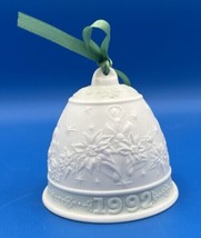 1992 LLADRO CHRISTMAS BELL ORNAMENT, #15913.  (NO BOX) PRE-OWNED - $9.39