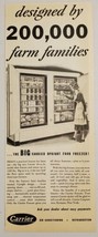 1949 Print Ad Carrier 30-CU-Ft Upright Farm Food Freezers Syracuse,New York - $13.48