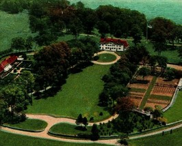 Aerial Washington&#39;s Home From Aeroplane Mount Vernon VA UNP 1920s Postcard T18 - £3.06 GBP