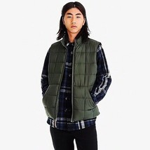 J. Crew Quilted Vest Forest Green Size Medium - $97.31