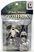 Star Wars Battlefront Scout Trooper Hasbro 2004 Lucas Arts Exclusive- SW4 - $14.03