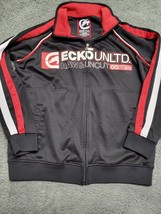 Ecko Unltd Full Zip Jacket Blue Logo Men&#39;s Size Large - £13.86 GBP