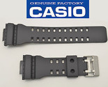  Genuine Casio 22 mm Watch Band Rubber Strap Greyish Black G-Shock GA-11... - £32.89 GBP