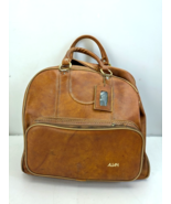 Ajay Vintage Gladding Brown Bowling Bag Wire Rack 1-Ball Holder with Nam... - $13.46