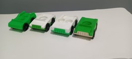 Vintage Fisher Price Little People 4 Different Green Cars 1 - £6.99 GBP