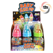 Full Box 12x Bottles Kidsmania Baby Flash Pop Assorted Crystal Bits | 1.59oz - £25.14 GBP