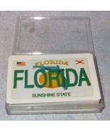 Florida State Souvenir License Plate Playing Cards Complete Deck Plastic... - $7.95