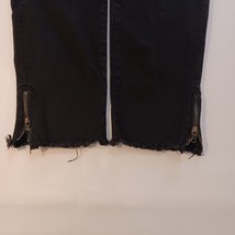 KanCan Zipper Leg Women's Black Denim Jeans Size 3XL Measured 36x25 image 13
