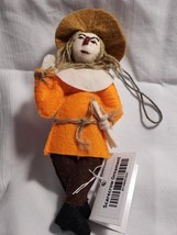 Scarecrow Ornament Hand Made Wool Felt Silk Road Bazaar - £18.96 GBP