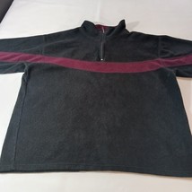 Highland Outfitters Men's Blue & Red 1/4 Zip Sweatshirt Pullover Sweater Size XL image 7