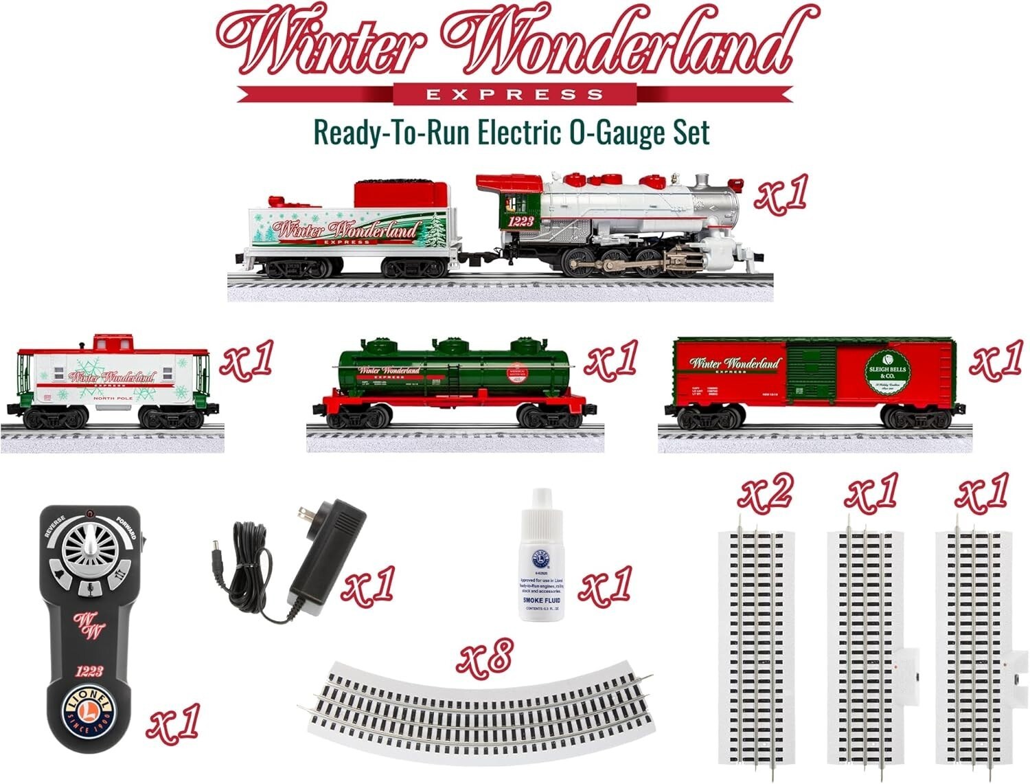 LIONEL WINTER WONDERLAND LIONCHIEF BLUETOOTH 5.0 TRAIN SET O GAUGE 2323100 USED Item image 3