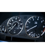 BMW TITAN SILVER GAUGE RINGS for E38 E39 E53 X5 INSTRUMENT SPEEDOMETER C... - £19.43 GBP