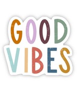 Good Vibes Multicolor Lettering Sticker - $5.39 CAD