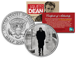 JAMES DEAN *1955 NYC Boulevard of Broken Dreams* JFK Kennedy Half Dollar US Coin - £6.74 GBP