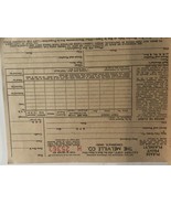 Vintage Melville Company Order Form Invoice Bill Cincinnati Ohio 1950 Blank - $8.90