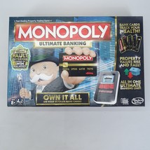 Hasbro Monopoly Ultimate Banking Edition Electronic Board Game Complete ... - $18.95