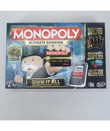Hasbro Monopoly Ultimate Banking Edition Electronic Board Game Complete ... - £14.98 GBP