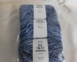 Big Twist Cotton Denim Splash lot of 3 dye Lot CNE1268 - £12.63 GBP