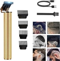 Professional Mens Hair Clippers Cordless Hair Trimmer Haircut And Groomi... - £29.85 GBP