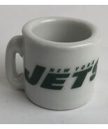Vintage NFL Mini Coffee Cup Mug New York Jets 1.25&quot; Collectible Miniature - €8,55 EUR