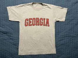 Vintage Cotton Exchange T Shirt University of Georgia Bulldogs Gray Small - £19.38 GBP